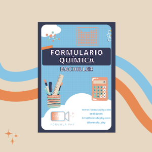 Formulario de química de bachiller